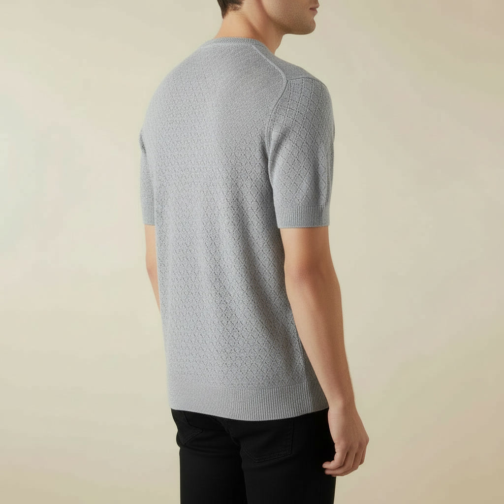 T-Shirt Algodão Hollow Out