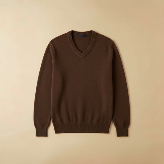 Suéter Decote V Cashmere