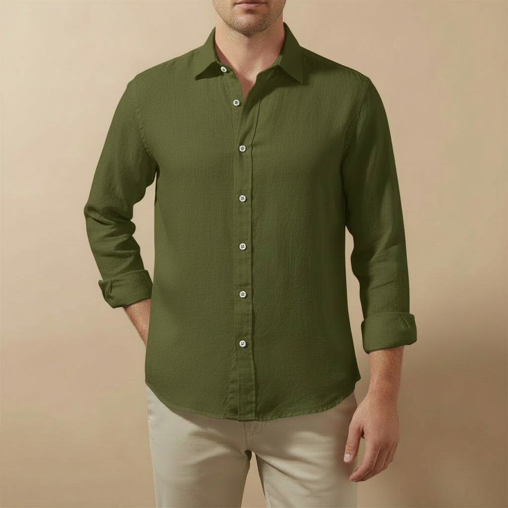 Camisa Linho Casual