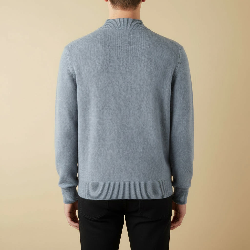 Suéter Merino Meia-Gola