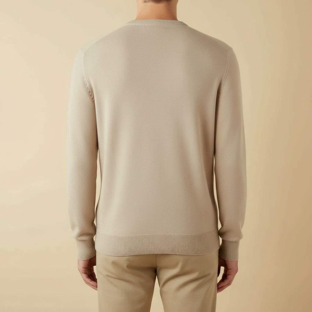 Suéter Merino Decote O