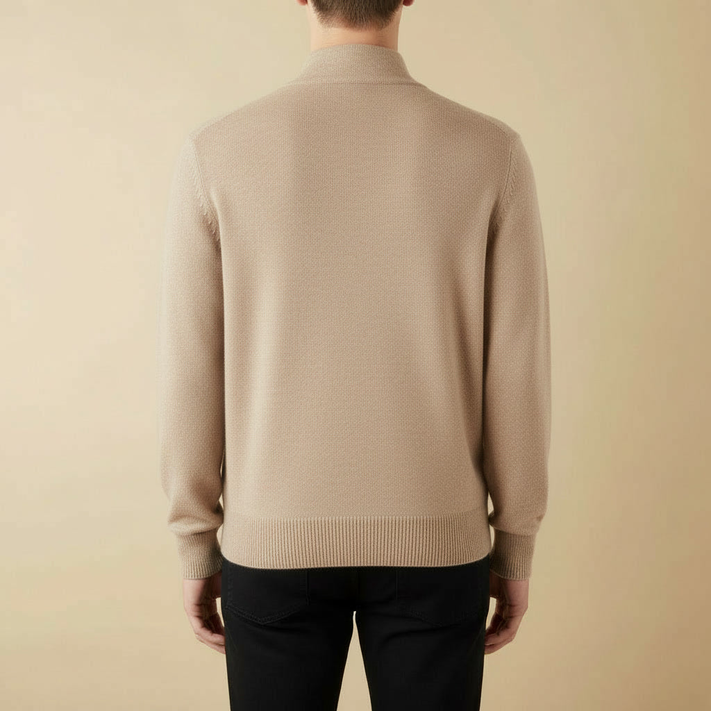 Suéter Merino Meia-Gola