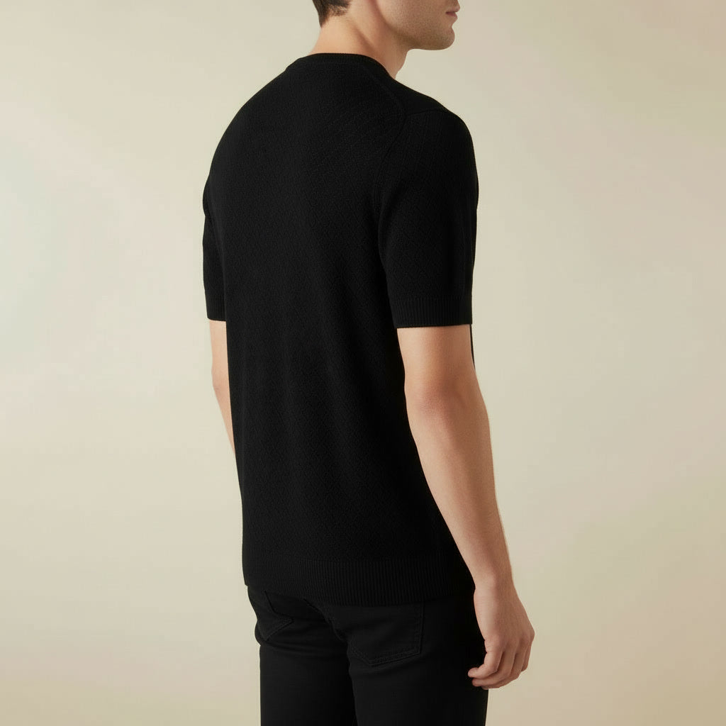 T-Shirt Algodão Hollow Out