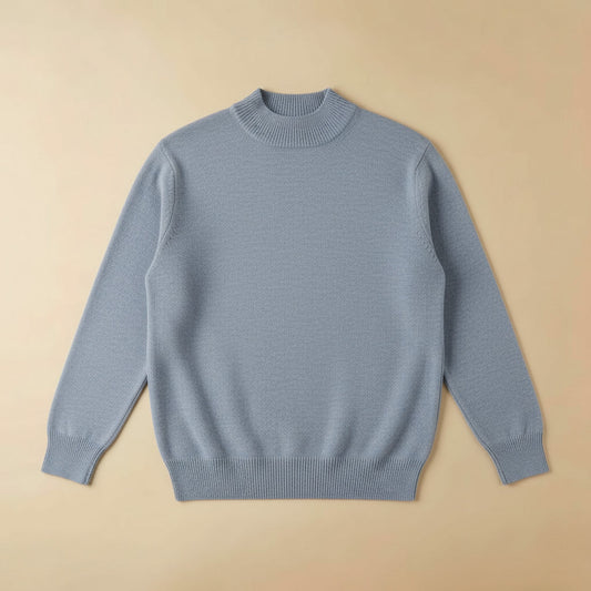 Suéter Merino Meia-Gola