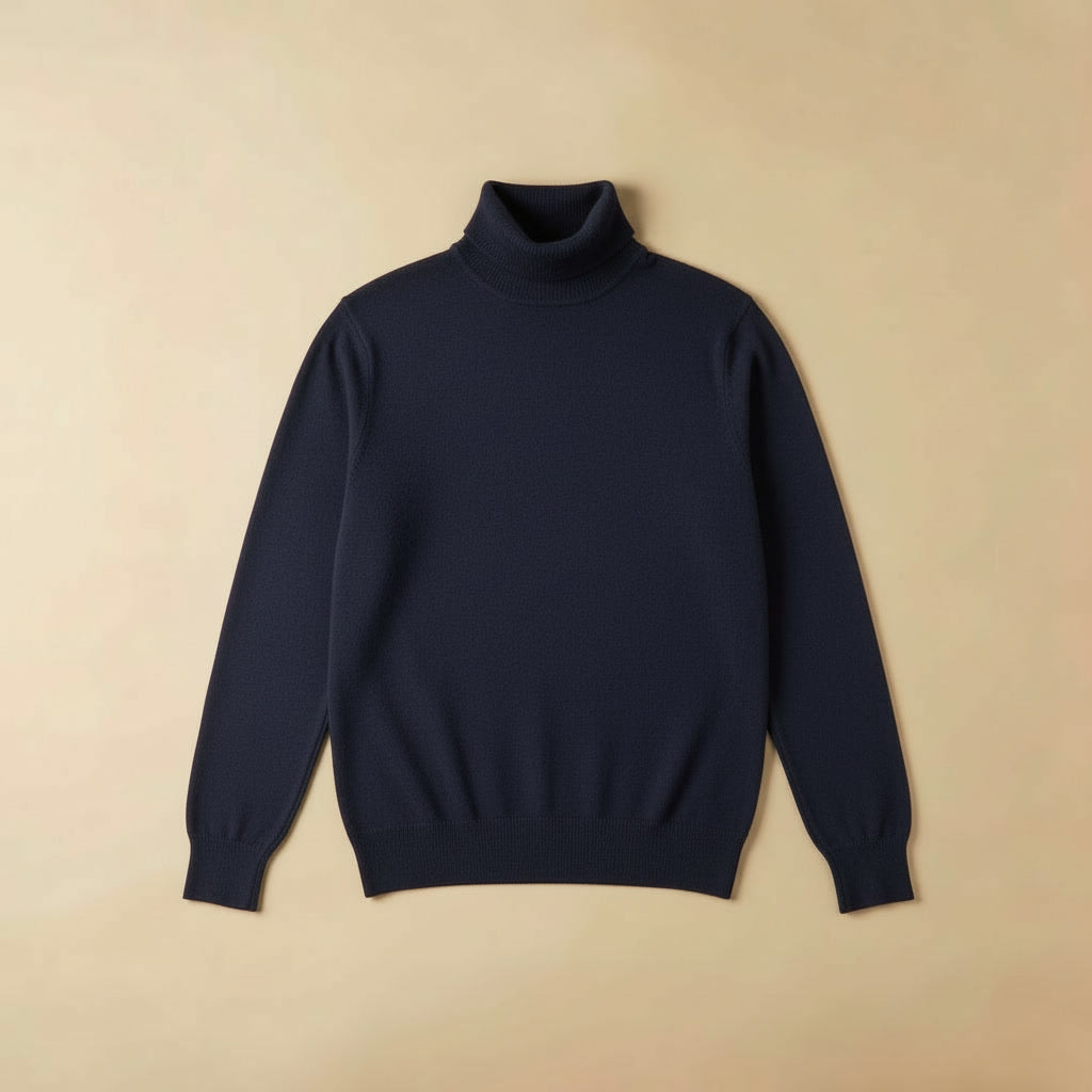 Suéter Merino Gola Tartaruga