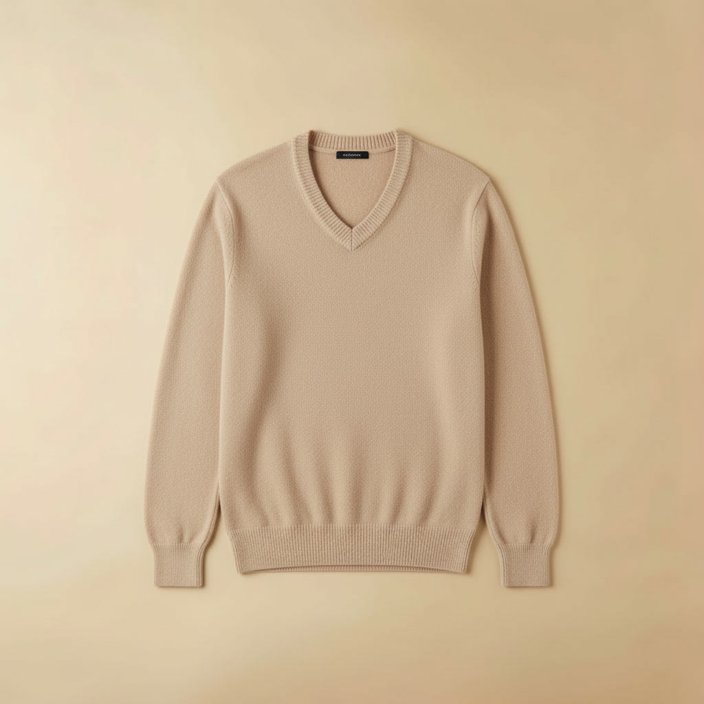 Suéter Decote V Cashmere