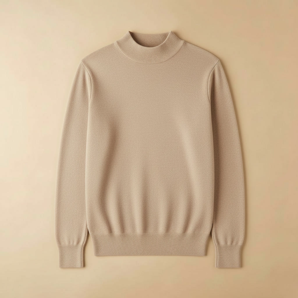 Suéter Merino Gola Alta