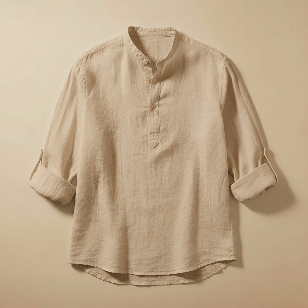 Camisa Linho Gola Padre