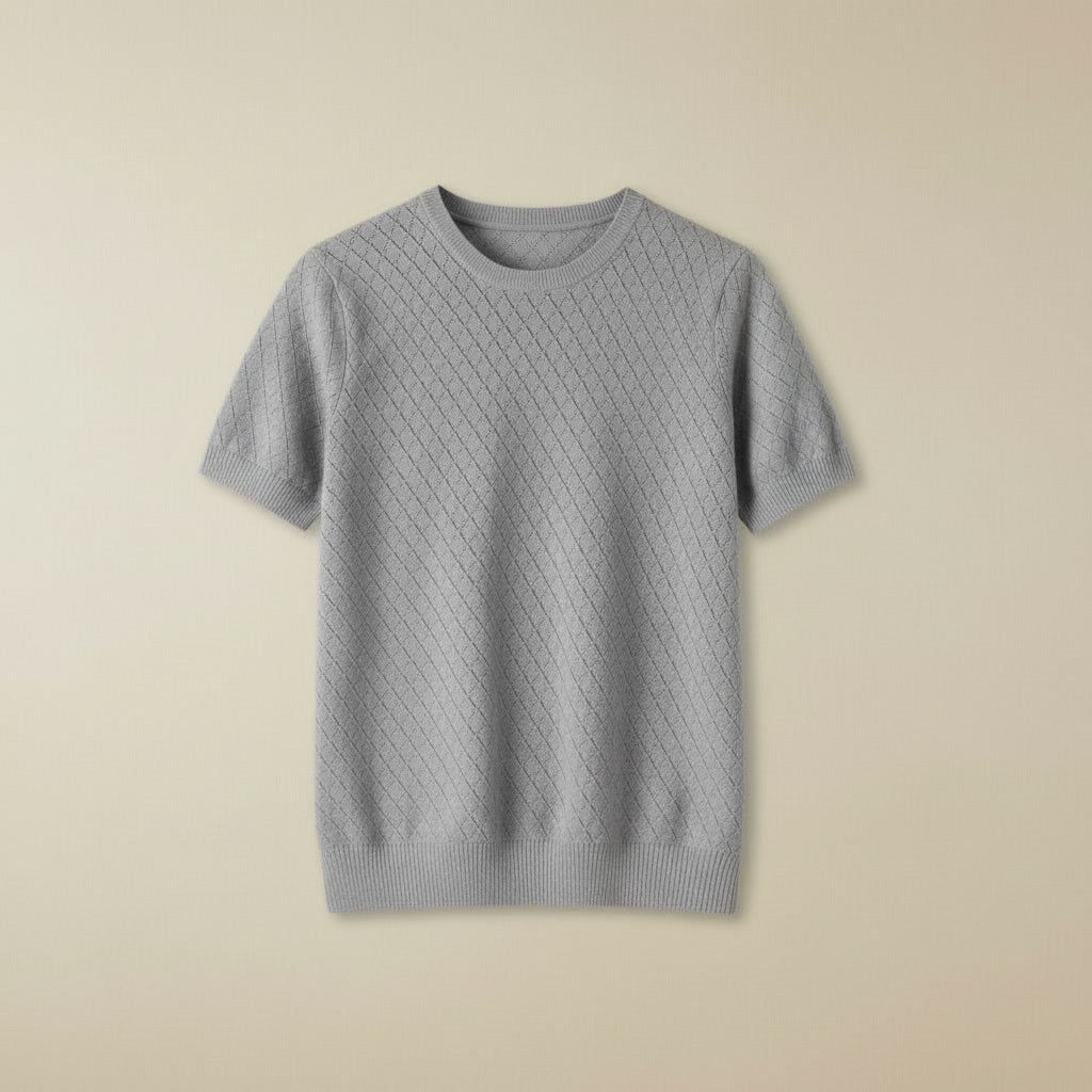 T-Shirt Algodão Hollow Out