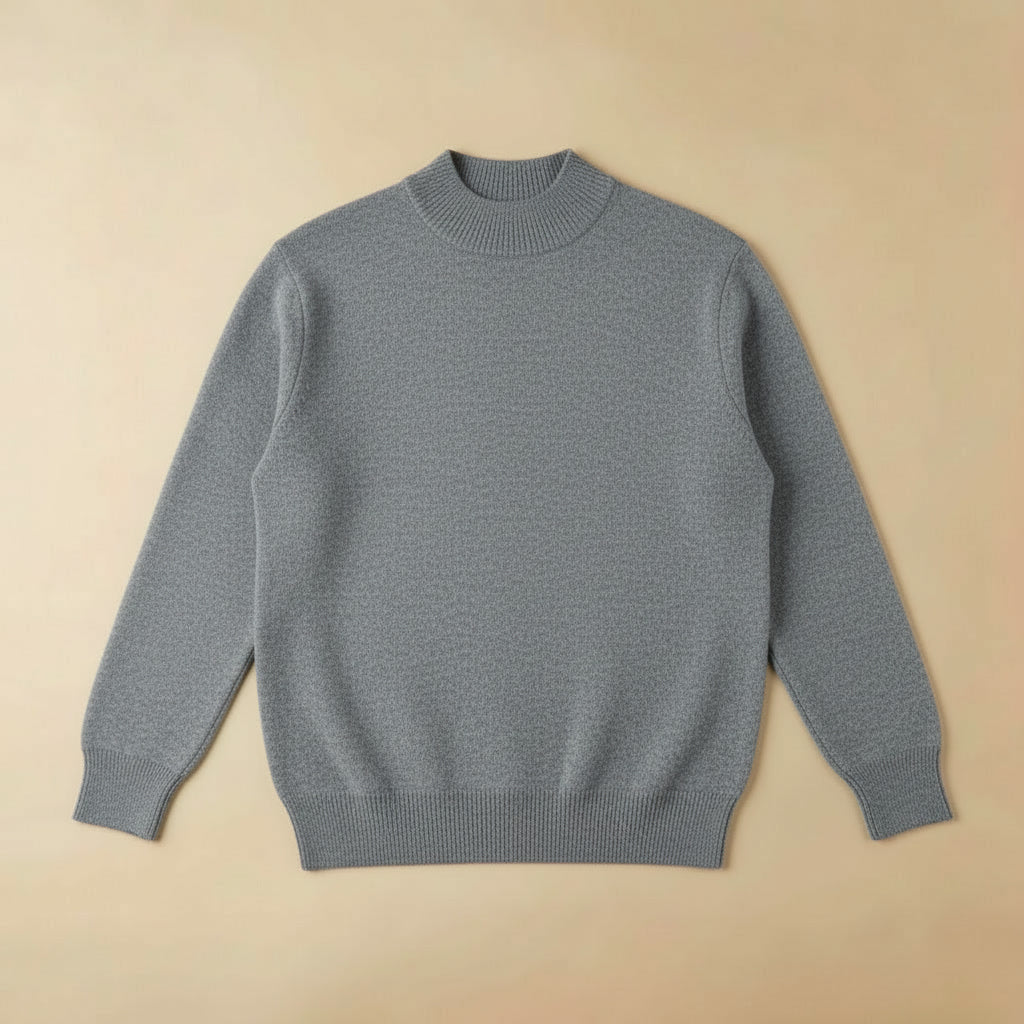 Suéter Merino Meia-Gola