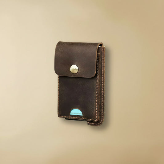 Porta-cartões Couro