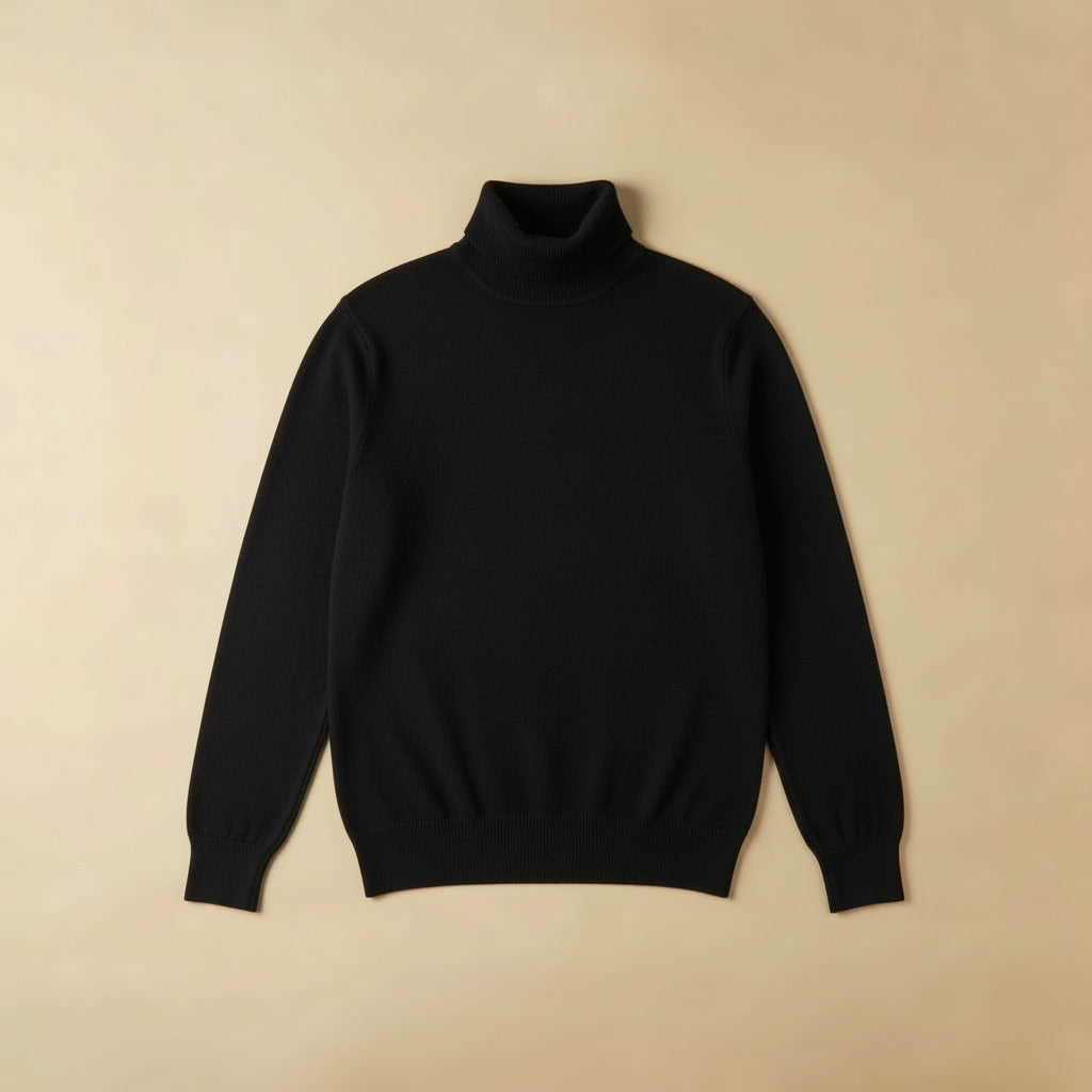 Suéter Merino Gola Tartaruga