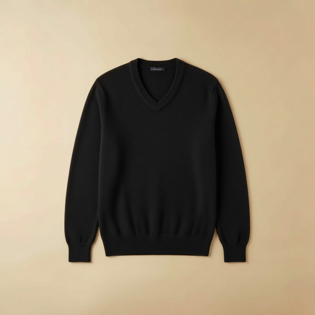 Suéter Decote V Cashmere