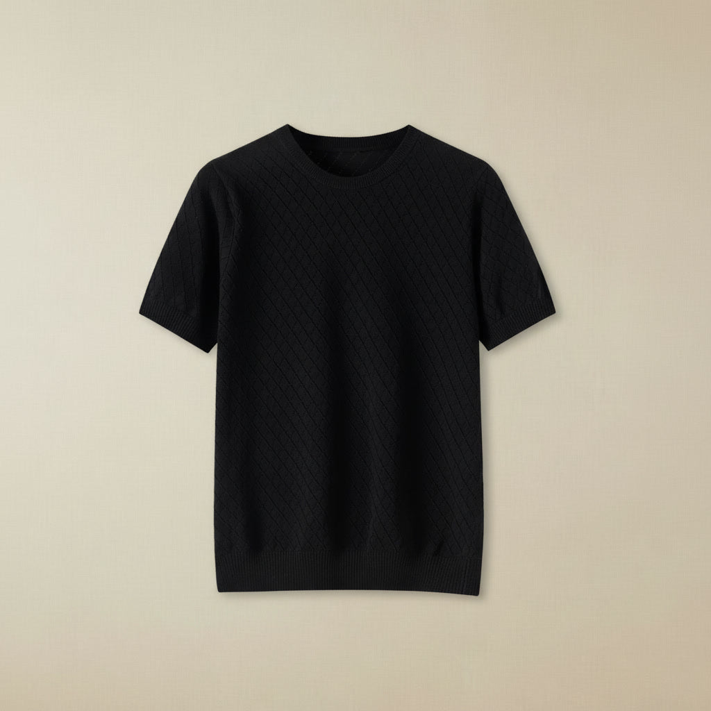 T-Shirt Algodão Hollow Out