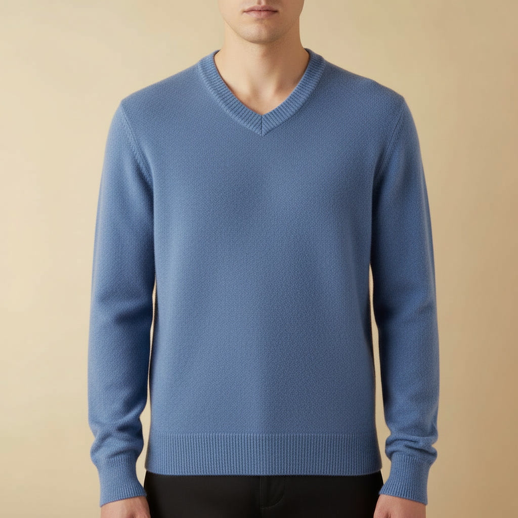 Suéter Decote V Cashmere