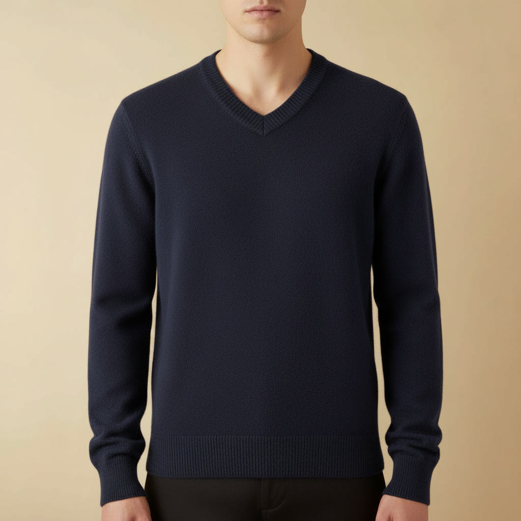 Suéter Decote V Cashmere