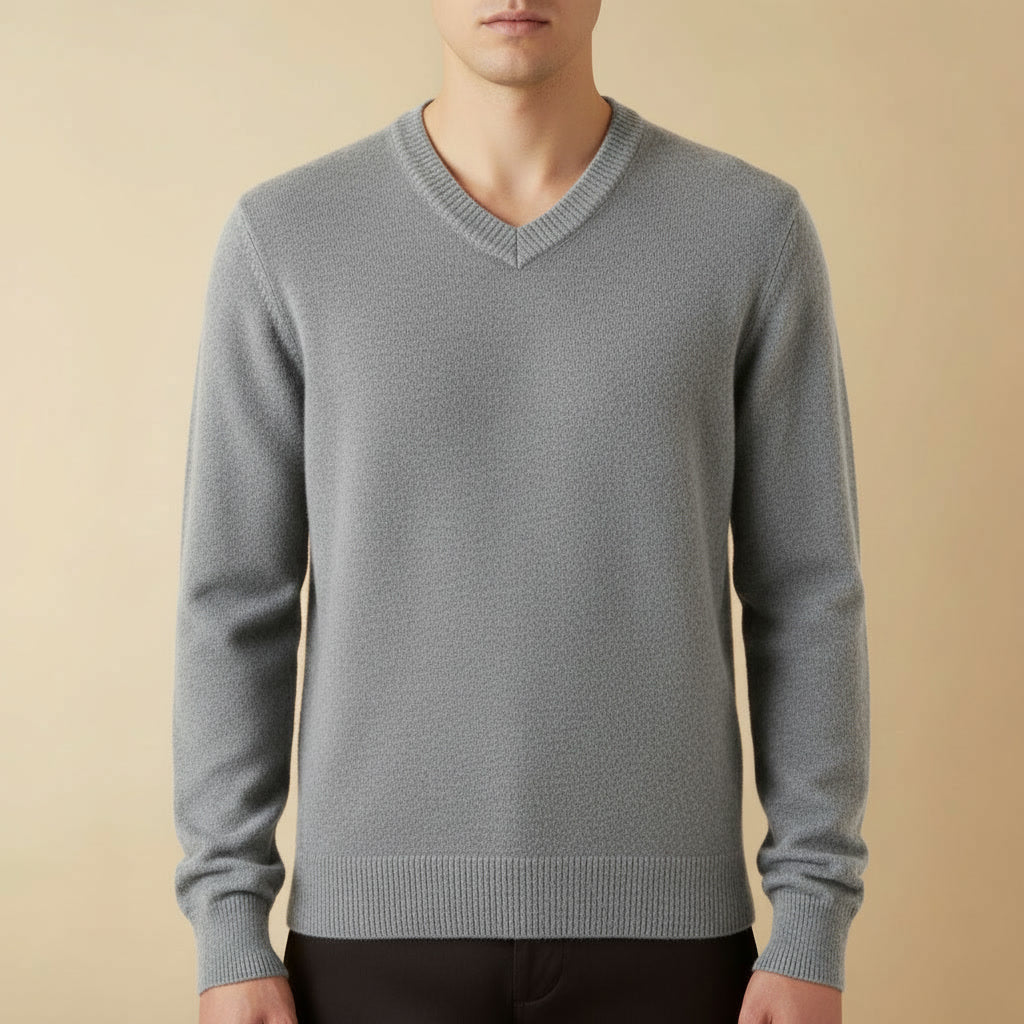 Suéter Decote V Cashmere