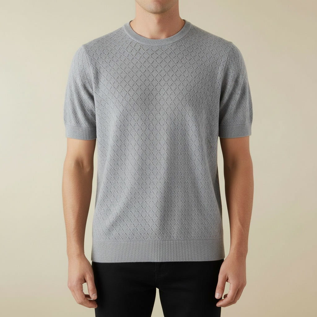 T-Shirt Algodão Hollow Out