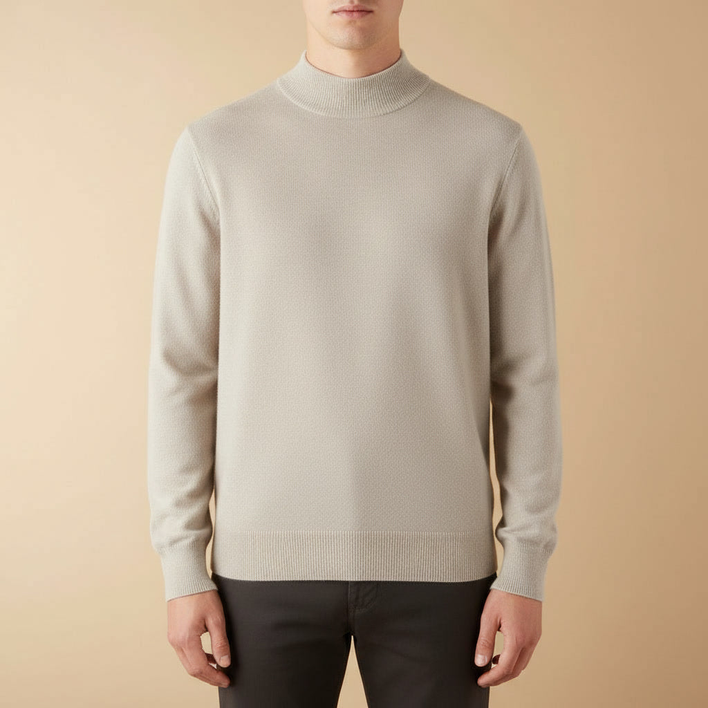 Suéter Merino Gola Alta