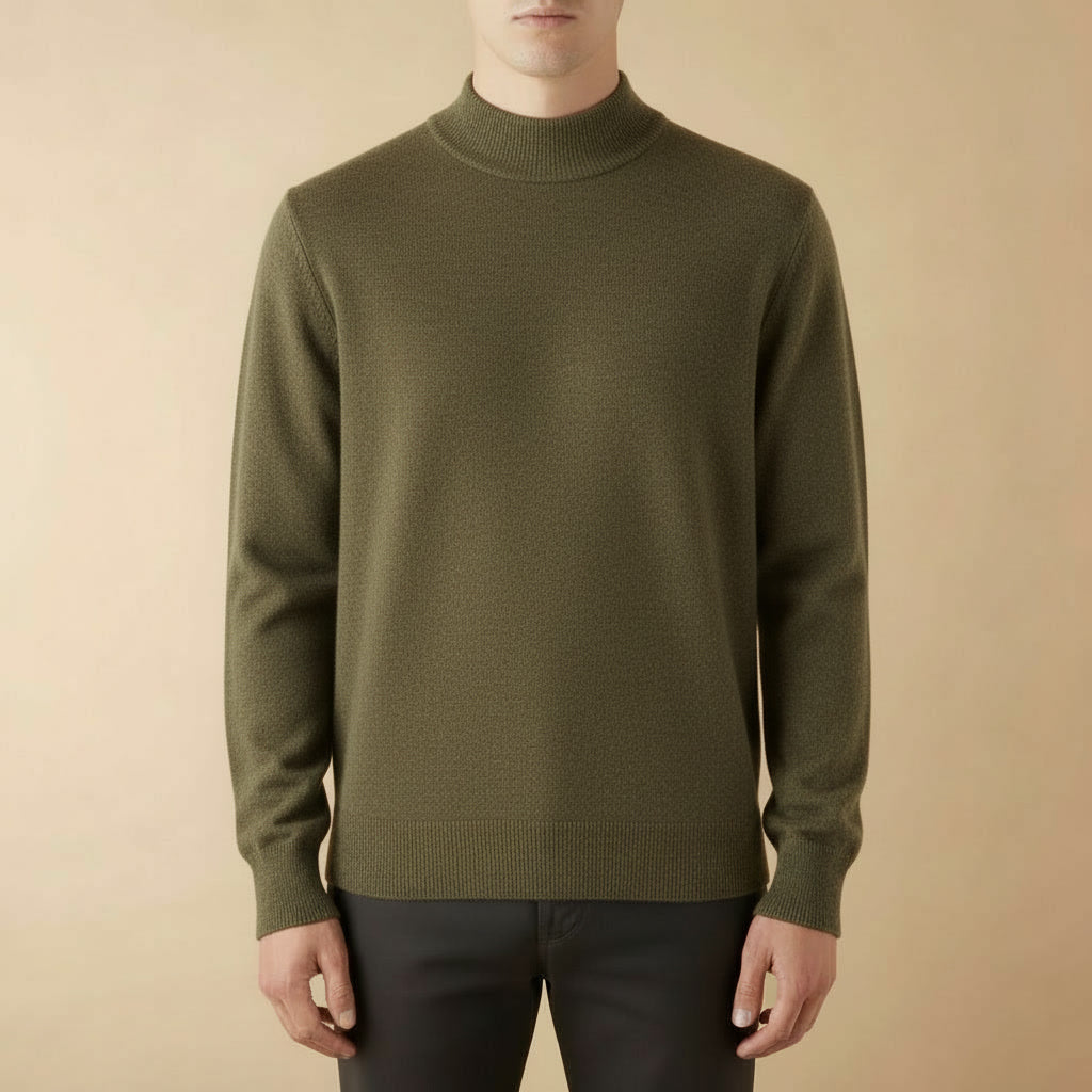 Suéter Merino Gola Alta