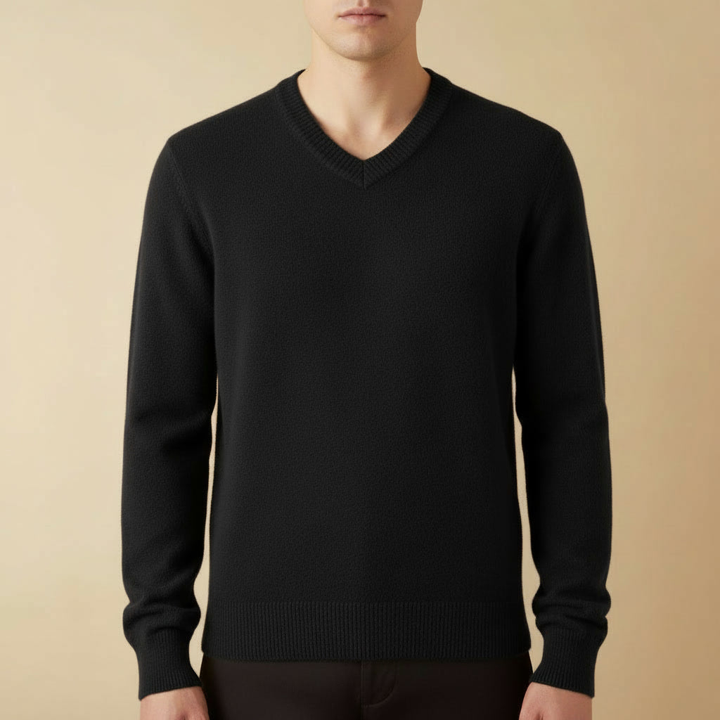 Suéter Decote V Cashmere