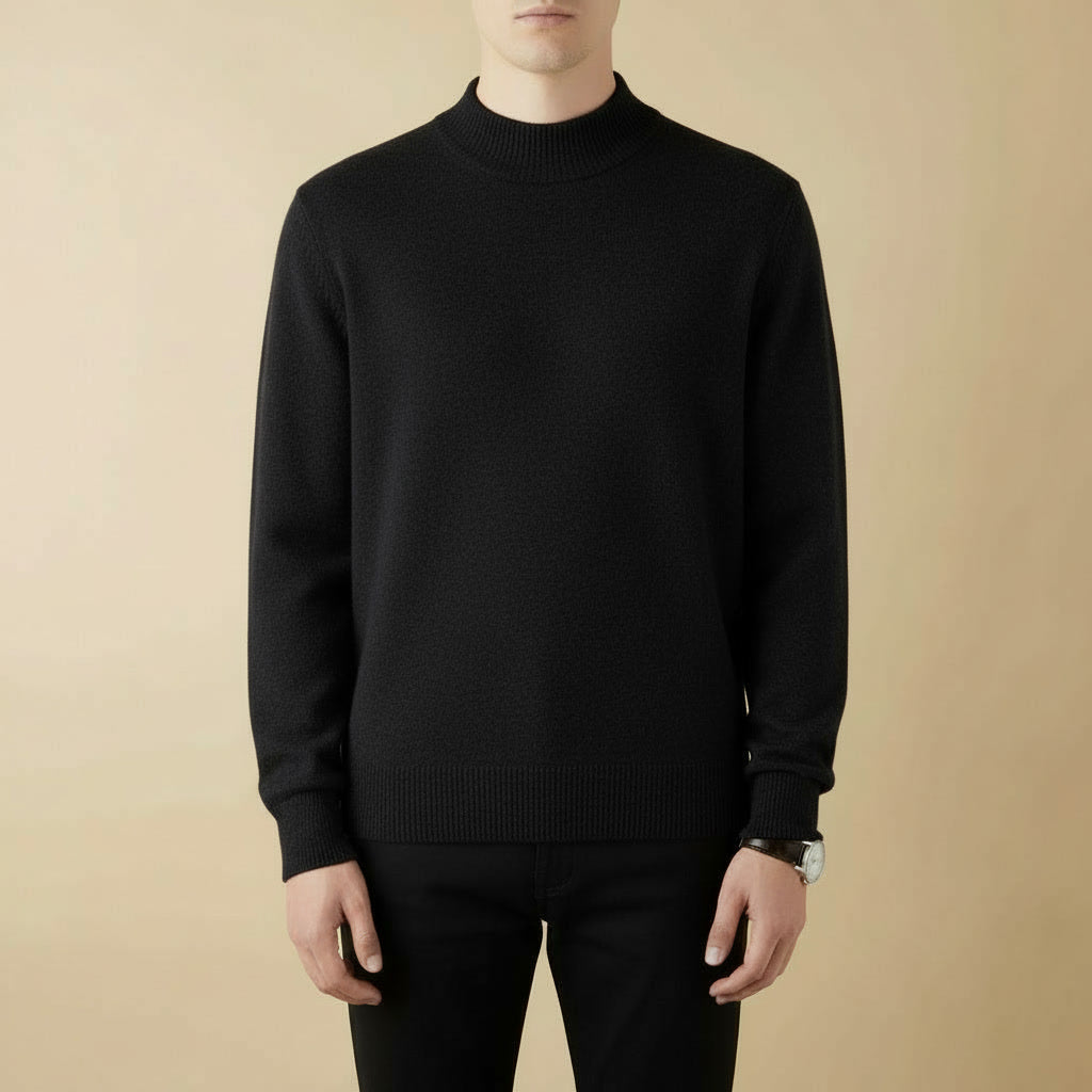 Suéter Merino Meia-Gola