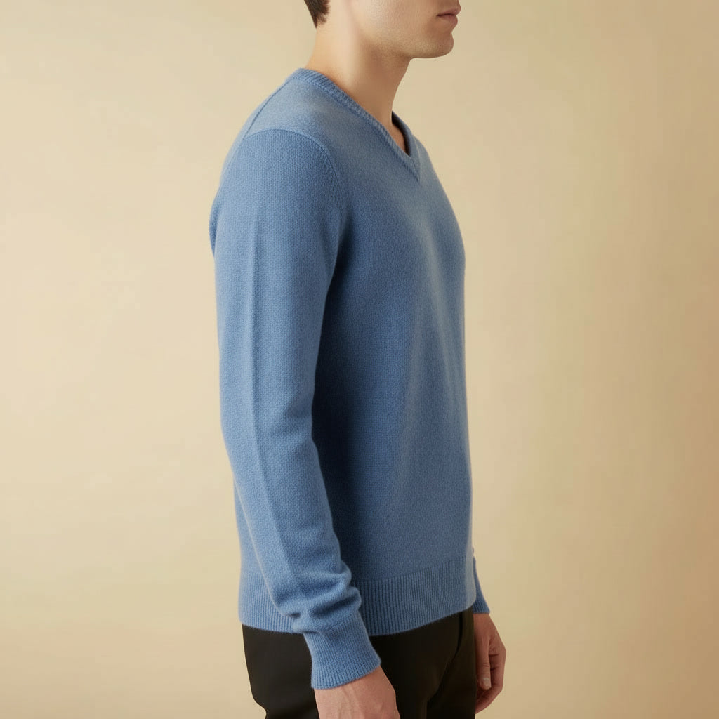 Suéter Decote V Cashmere