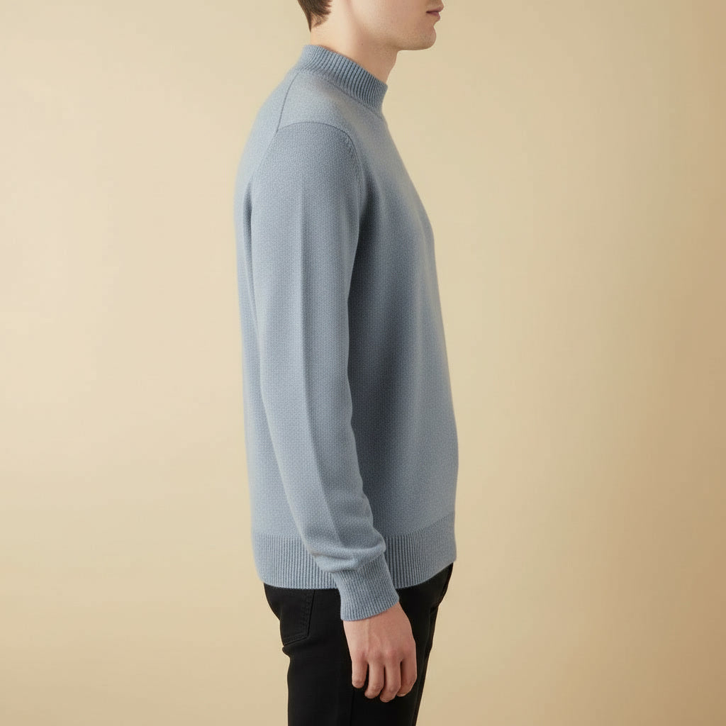Suéter Merino Meia-Gola