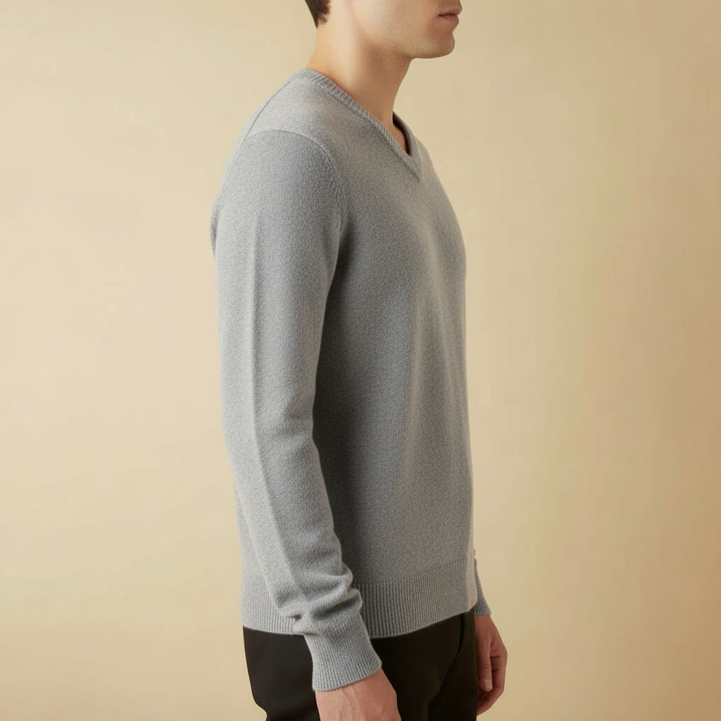 Suéter Decote V Cashmere