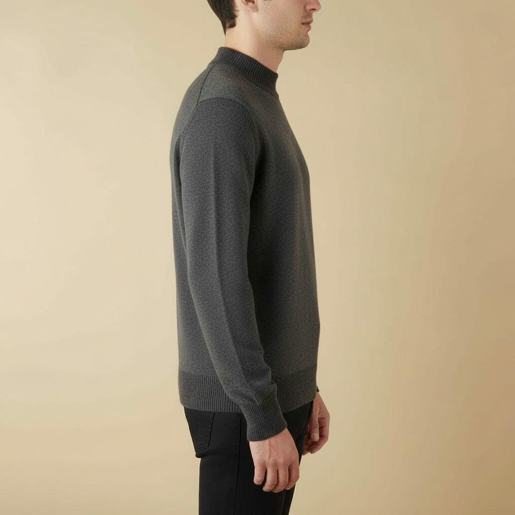 Suéter Merino Meia-Gola