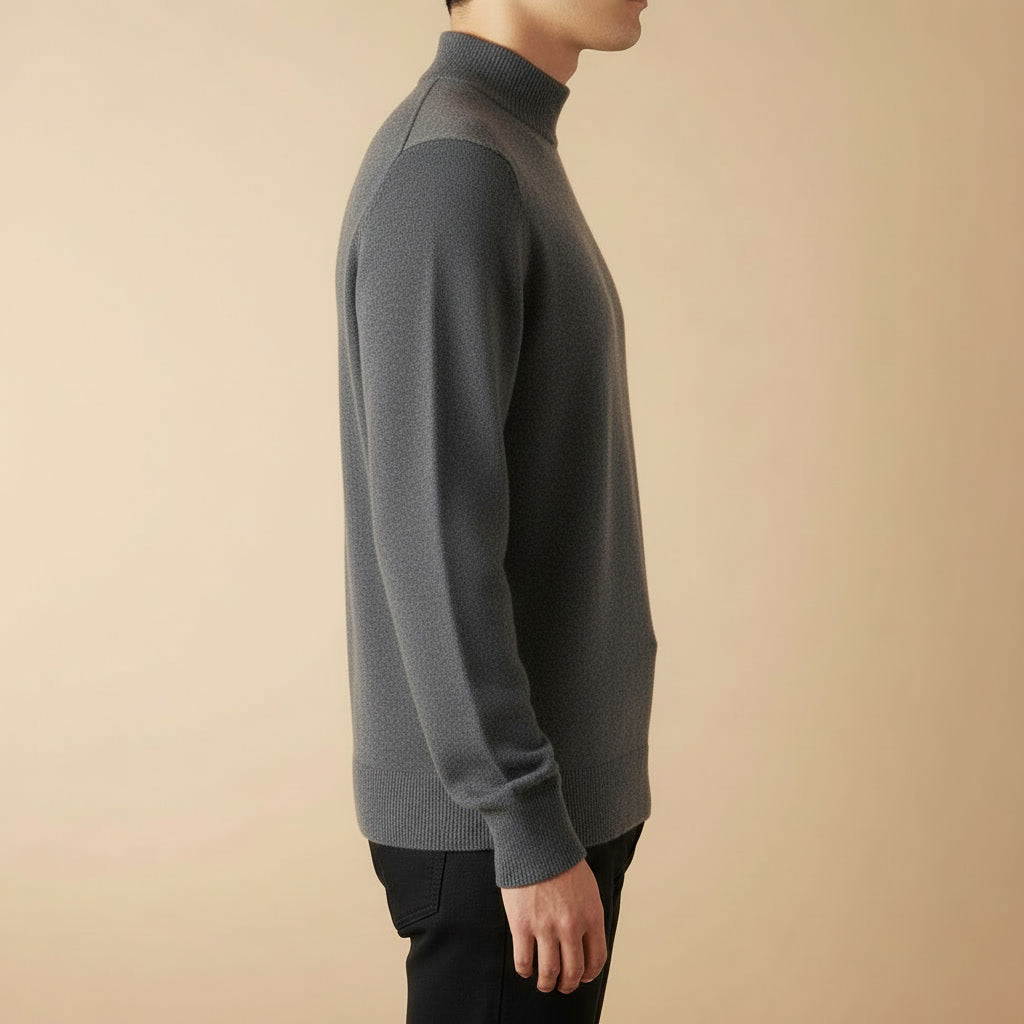 Suéter Merino Gola Alta