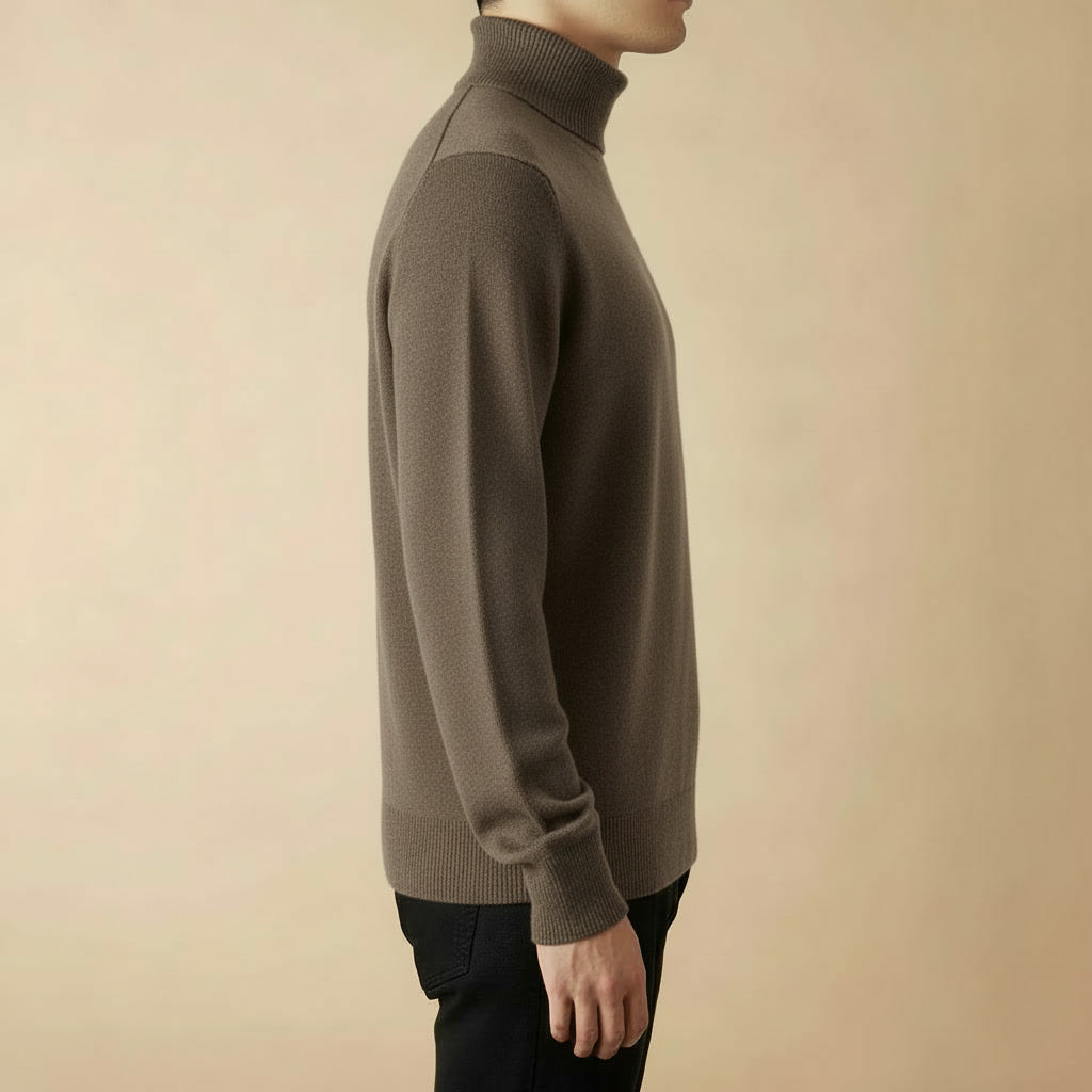 Suéter Merino Gola Alta