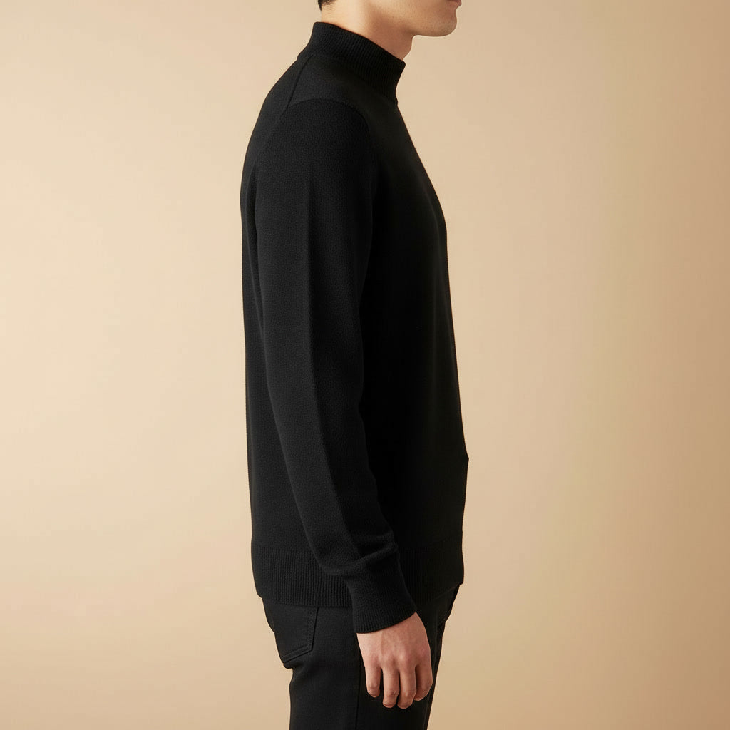 Suéter Merino Gola Alta